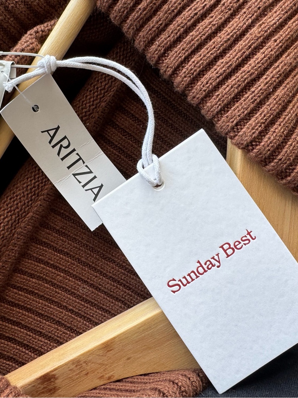 Sunday Best Topaz Sweater in Cognac - Picture 6 of 6